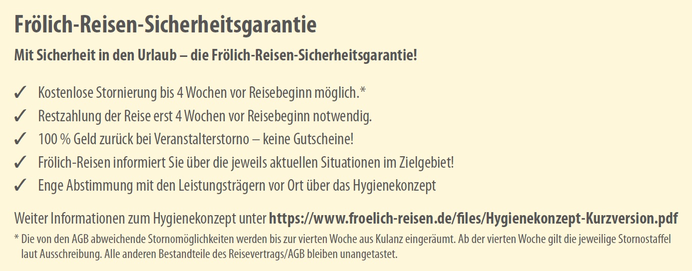 Frölich-Reisen-Sicherheitsgarantie