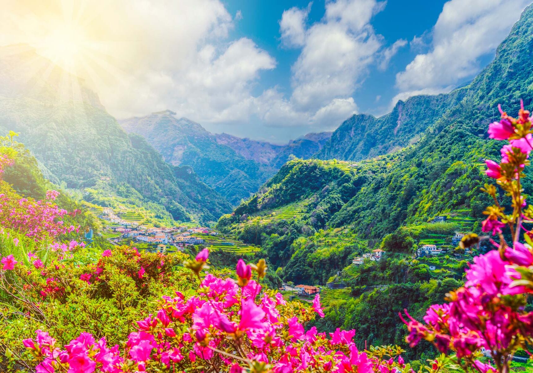 Lombo Galego, mountain village in Madeira island, Portugal